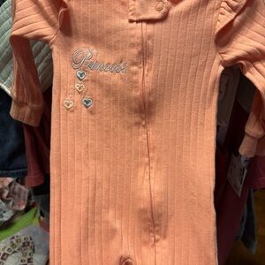 Carter's Peach Princess Footie